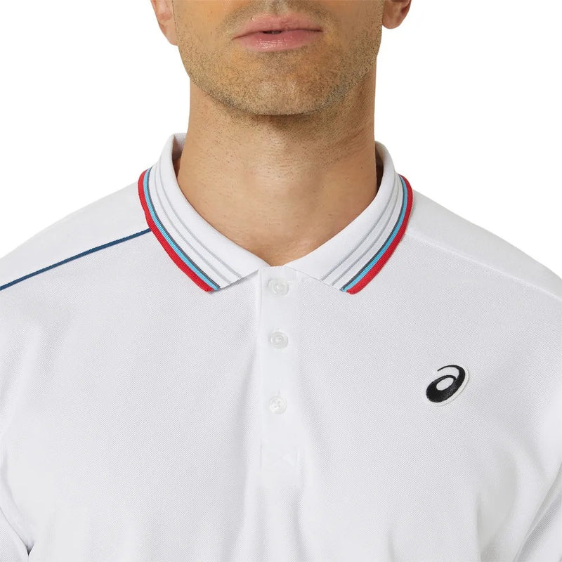 PLAYERA ASICS POLO MEN CLASSIC BLANCA