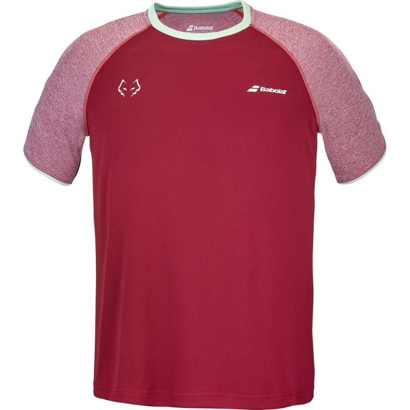 PLAYERA BABOLAT CREW NECK TEE LEBRON RED DAHLIA