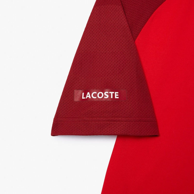 PLAYERA LACOSTE POLO RED/BORDEA X DANNIL MEDVEDEV