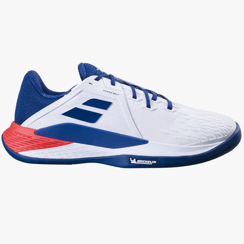 TENIS BABOLAT PROPULSE FURY 3 CLAY MEN WHITE/ESTATE BLUE