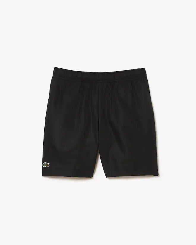 SHORT LACOSTE PARA NIÑOS NEGRO