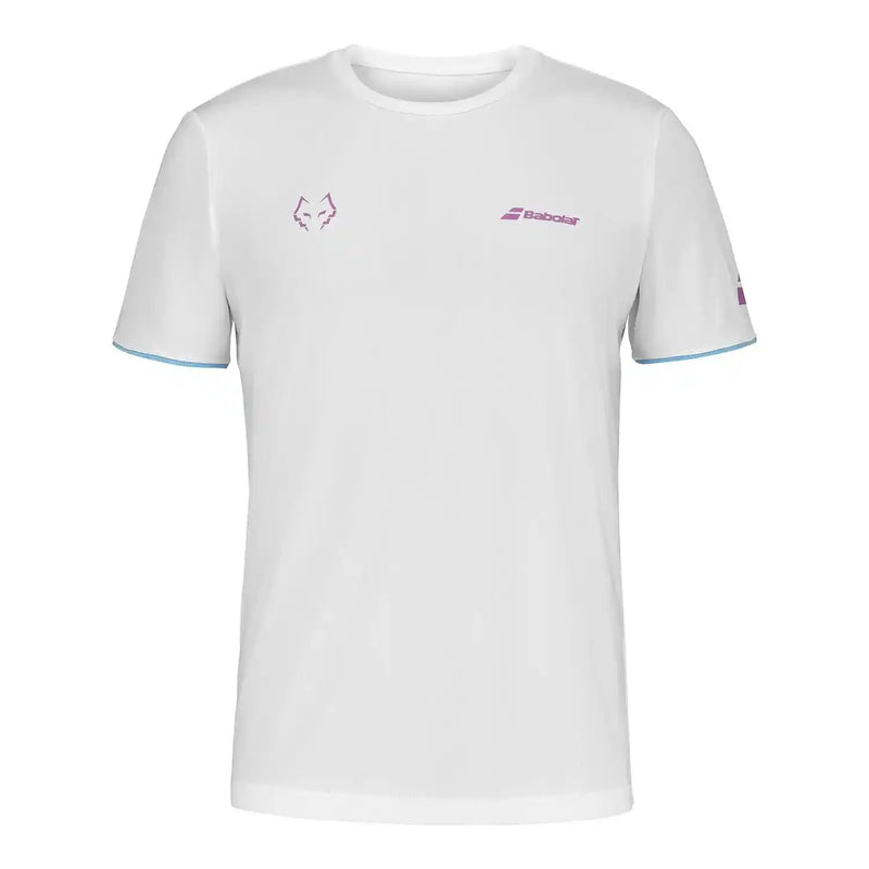 PLAYERA BABOLAT CREW NECK TEE LEBRON WHITE