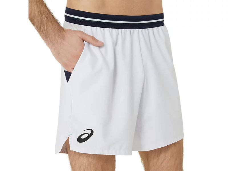 SHORT ASICS MEN MATCH 7IN BLANCO