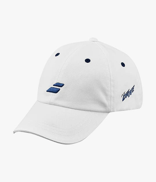 GORRA BABOLAT DRIVE COTTON WHITE/DRIVE BLUE