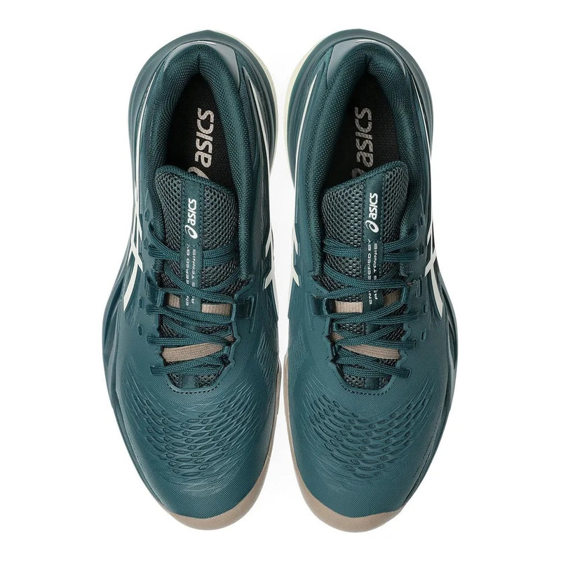 TENIS ASICS GEL RESOLUTION X SAXON GREEN/BIRCH