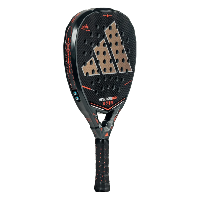 pala de pádel adidas metalbone hrd+ 2026 ale galán color negro con detalles rojos