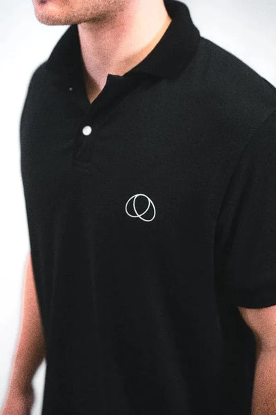 polo deportivo negro deuce hombre ideal para jugar pádel y tenis