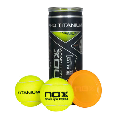 PELOTAS NOX PRO TITANIUM C/3 PZS