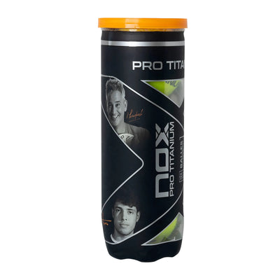 PELOTAS NOX PRO TITANIUM C/3 PZS