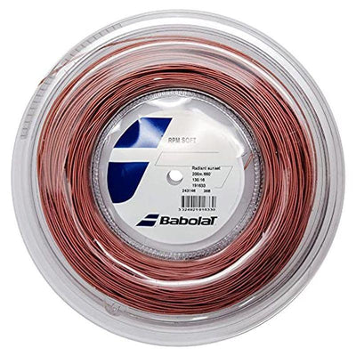 cordaje babolat rpm soft 1.30 mm bronce 200 m spin y confort tenis
